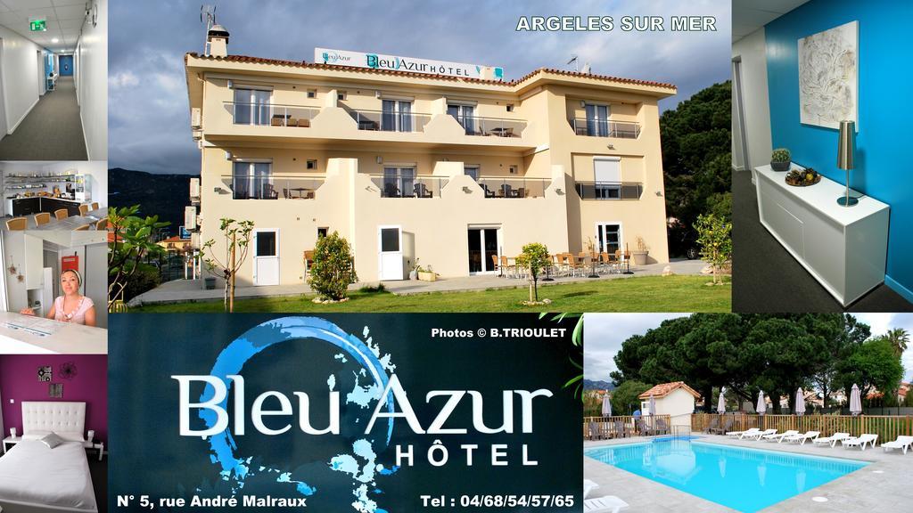Hotel Bleu Azur Argelès-sur-Mer Esterno foto
