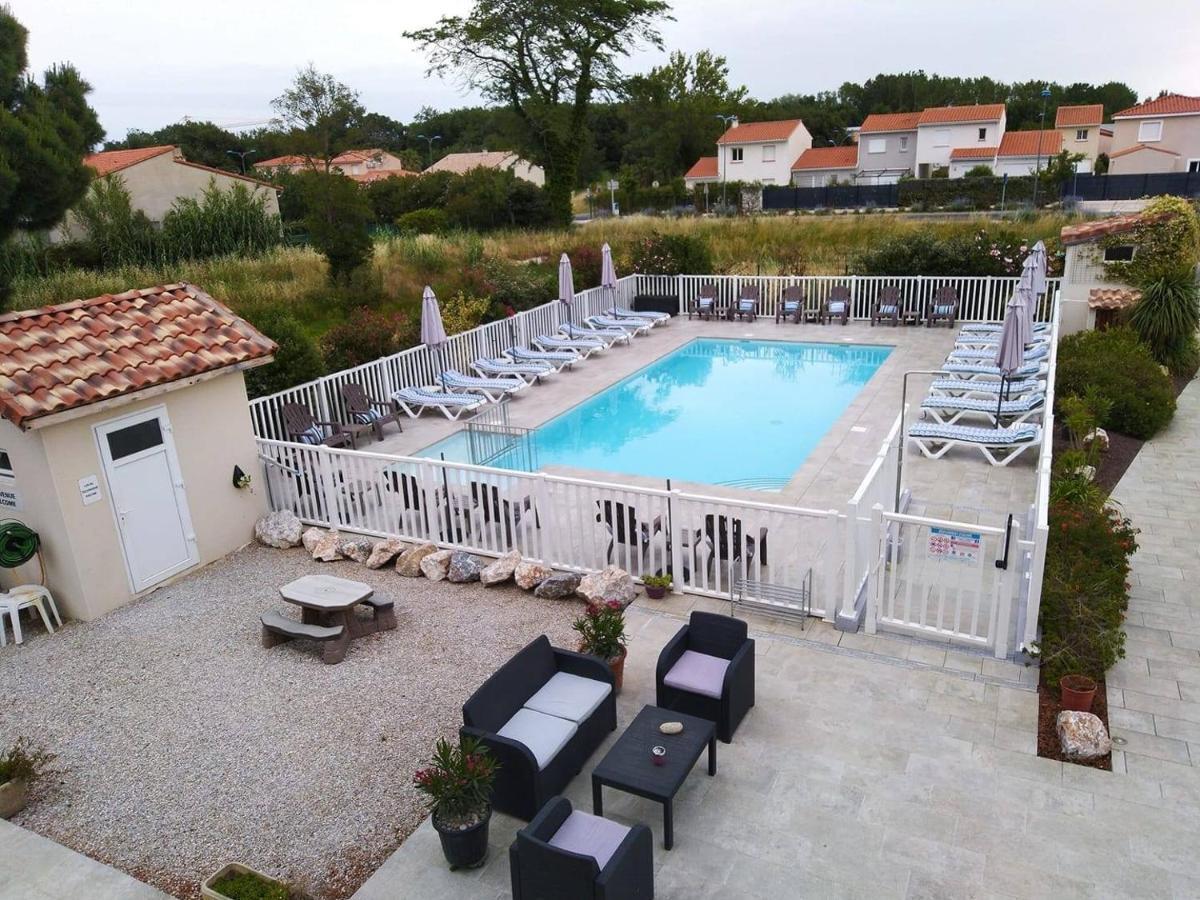 Hotel Bleu Azur Argelès-sur-Mer Esterno foto